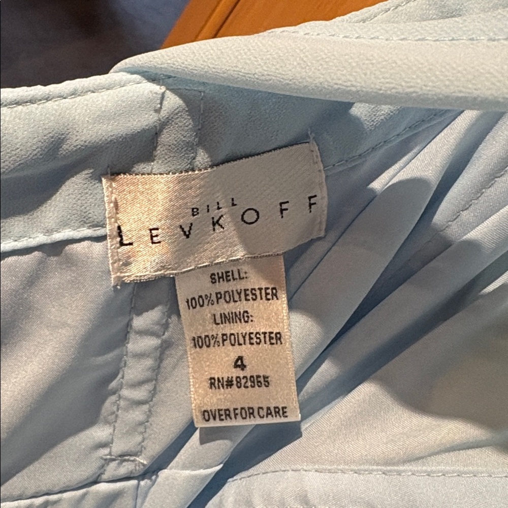 Bill Levkoff Light Blue Maxi Dress - Picture 5 of 8